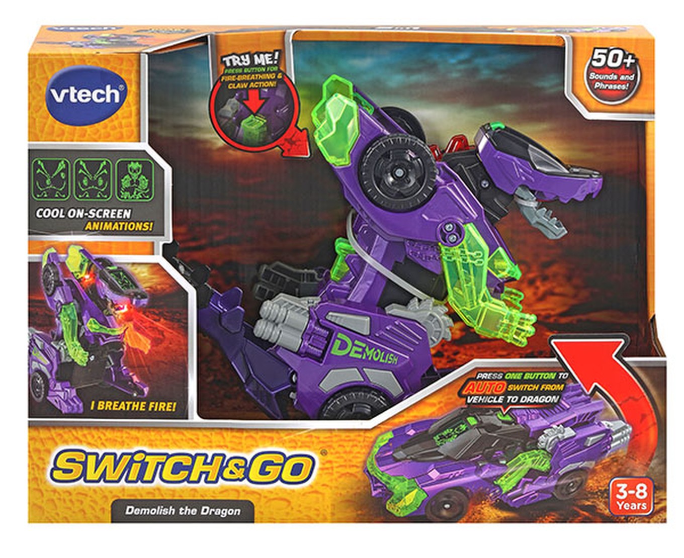 VTech Switch & Go Dinos® Demolish the Dragon