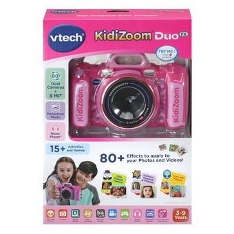 Kidizoom DUO Camera with Front & Back Lenses in Pink  VTech Toys UK - Toy  for Kids ADVERTISEMENT 