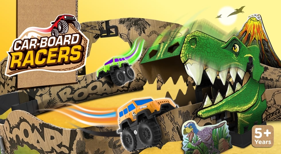 Car-Board Racers Banner - 5+ Years