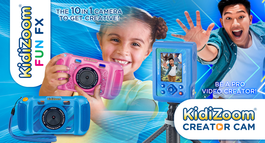 Kidizoom Fun FX | The 10 in 1 Camera to get creative! | Kidizoom Creator Cam | Be a pro video creator!