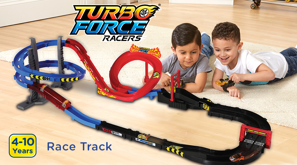 Turbo Force Racers. Race Track. 4-10 Years.