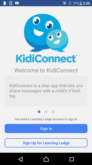 Vtech cheap kidi connect
